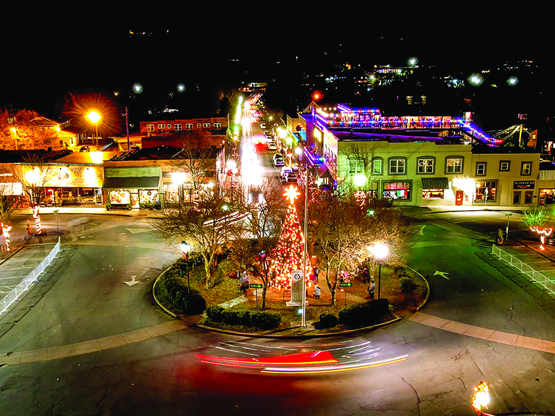 The bright lights downtown TimesCourier, Ellijay,
